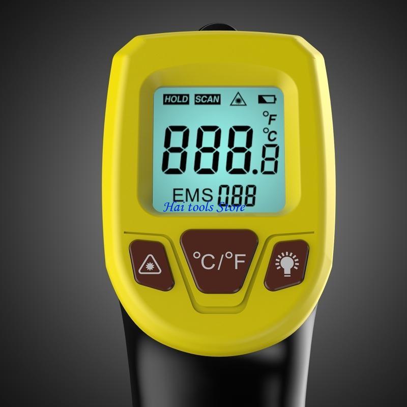 Industrial Laser Thermometer - X37E IR High Temperature -50~600℃/-58~1112℉ GM320