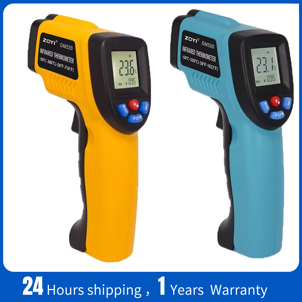 Industrial Laser Temperature Gun - Portable Infrared Thermometer Temperature Gun for