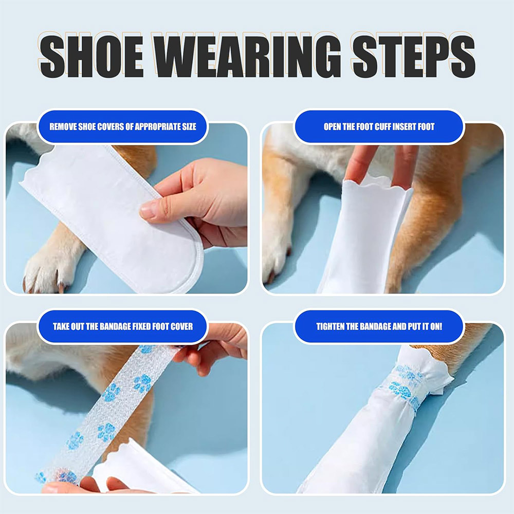 20/40PCS Pet Disposable Paw Sh - Dust Shoe Cnc recension och pris