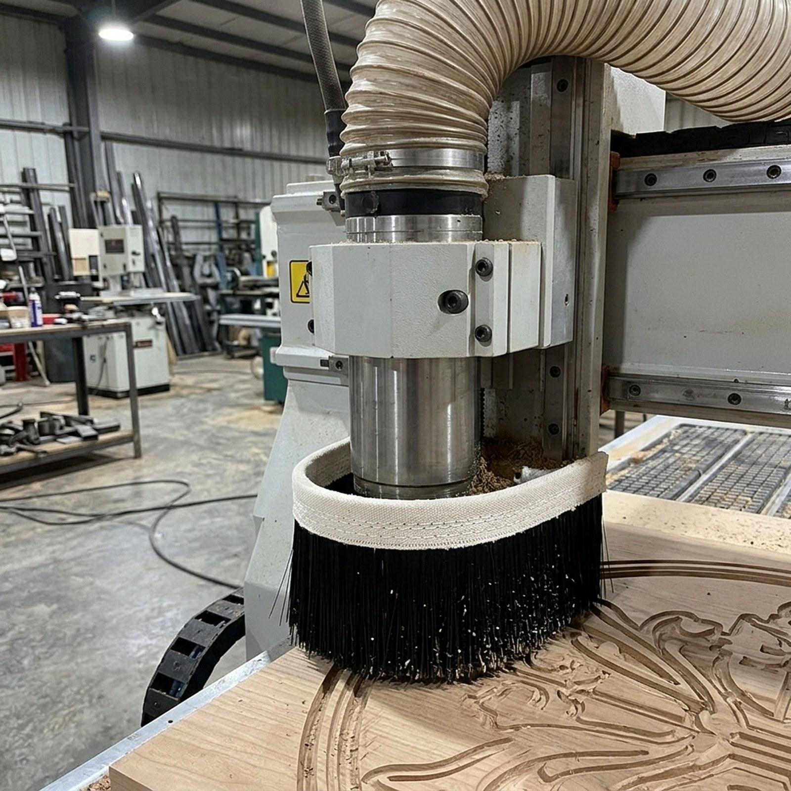 CNC Vacuum Brush Easy to Use S - Dust Shoe Cnc recension och pris