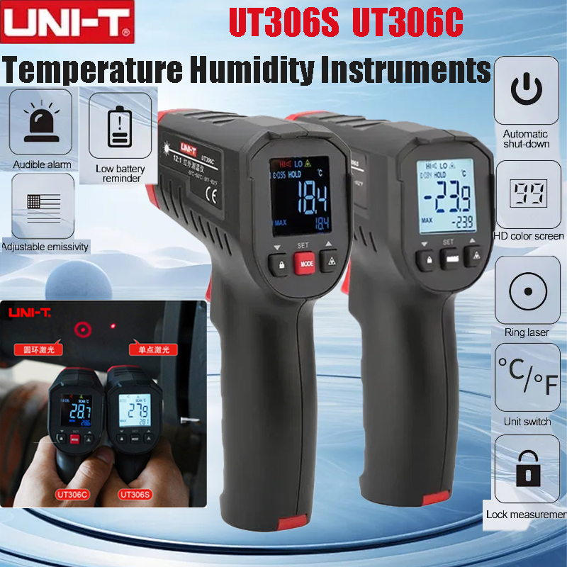 UNI-T UT306S UT306C Digital Th - Industrial Laser Temperature Gun recension och pris