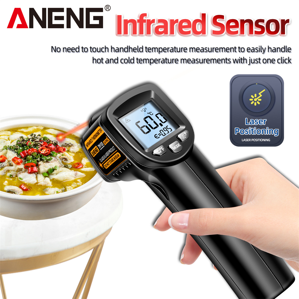 Infrared Laser Thermometer Ind - Industrial Laser Temperature Gun recension och pris