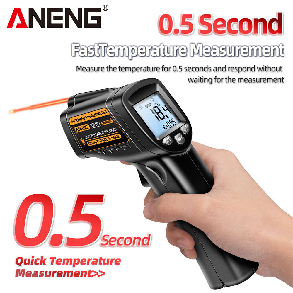 Infrared Laser Thermometer Ind - Industrial Laser Temperature Gun recension och pris