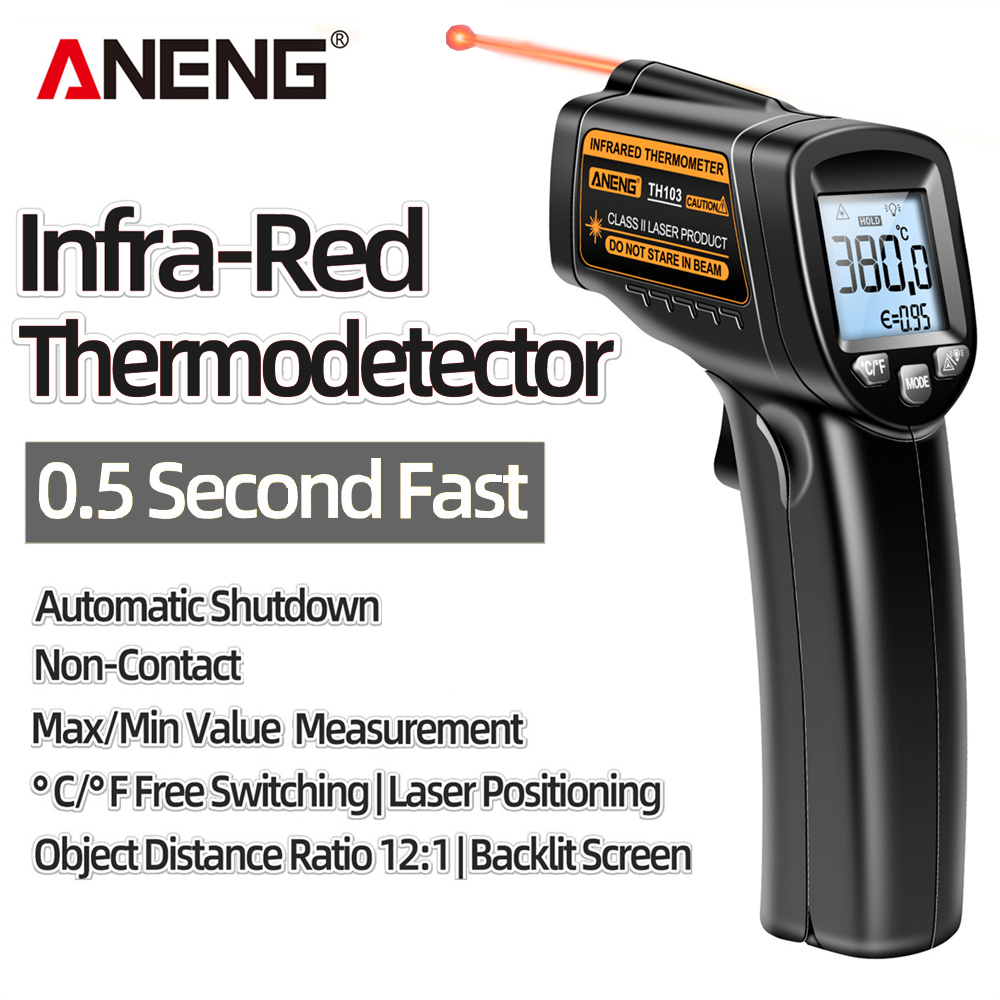 Infrared Laser Thermometer Ind - Industrial Laser Temperature Gun recension och pris