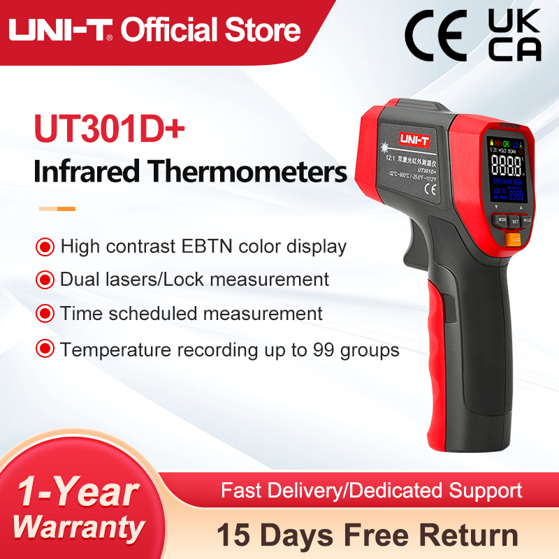 UNI-T Digital Infrared Thermom - Industrial Laser Thermometer recension och pris