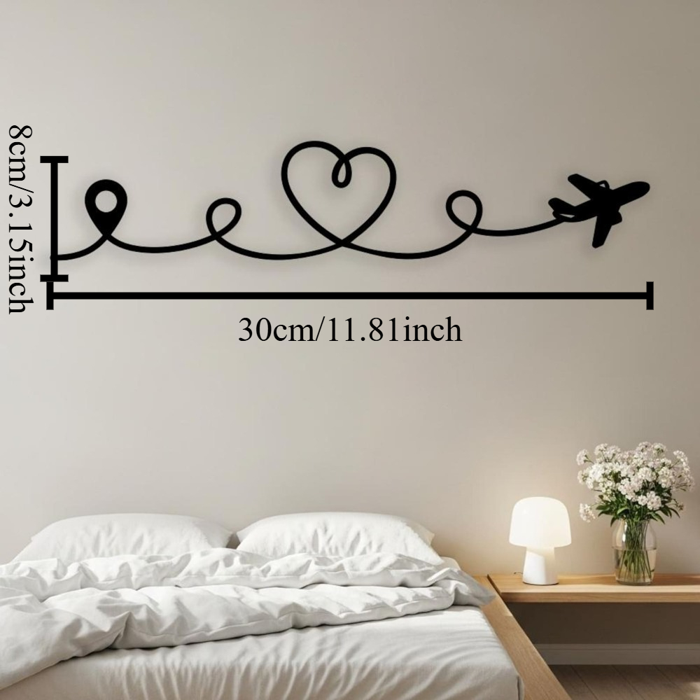 Flat Travel Metal Wall Art, La - Industrial Laser Cutter recension och pris