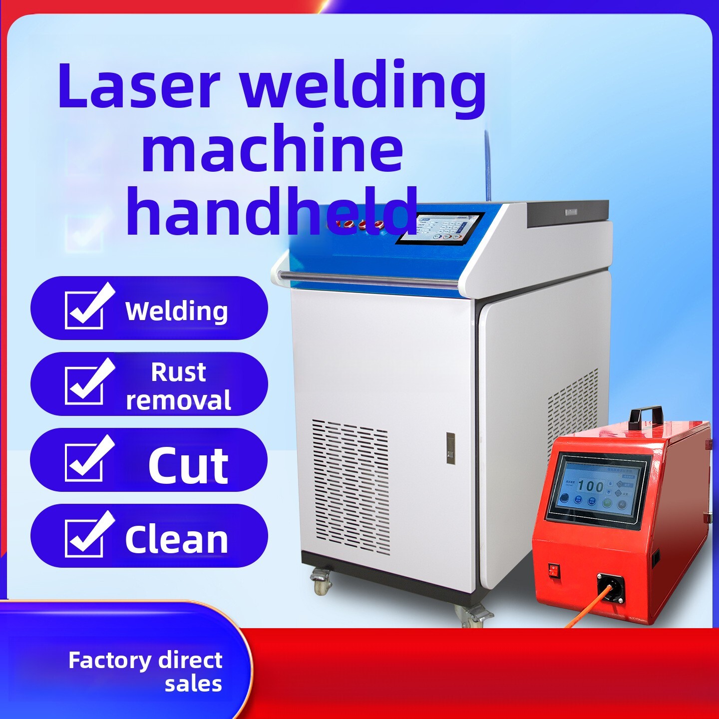 Handheld Industrial Fully Auto - Industrial Laser Rust Remover recension och pris