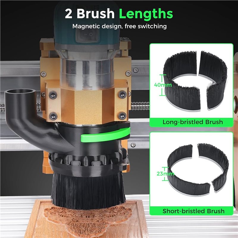ABLJ 2Pcs 65Mm & 69Mm Diameter - Dust Shoe Cnc recension och pris