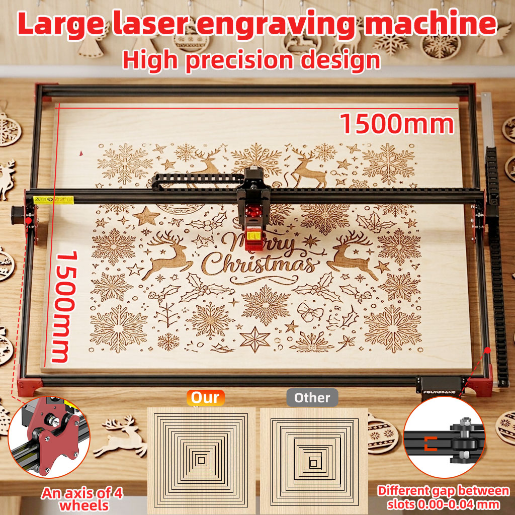 FEUNGSAKE 40w Laser Engraving  - Air Assist Pump Laser recension och pris