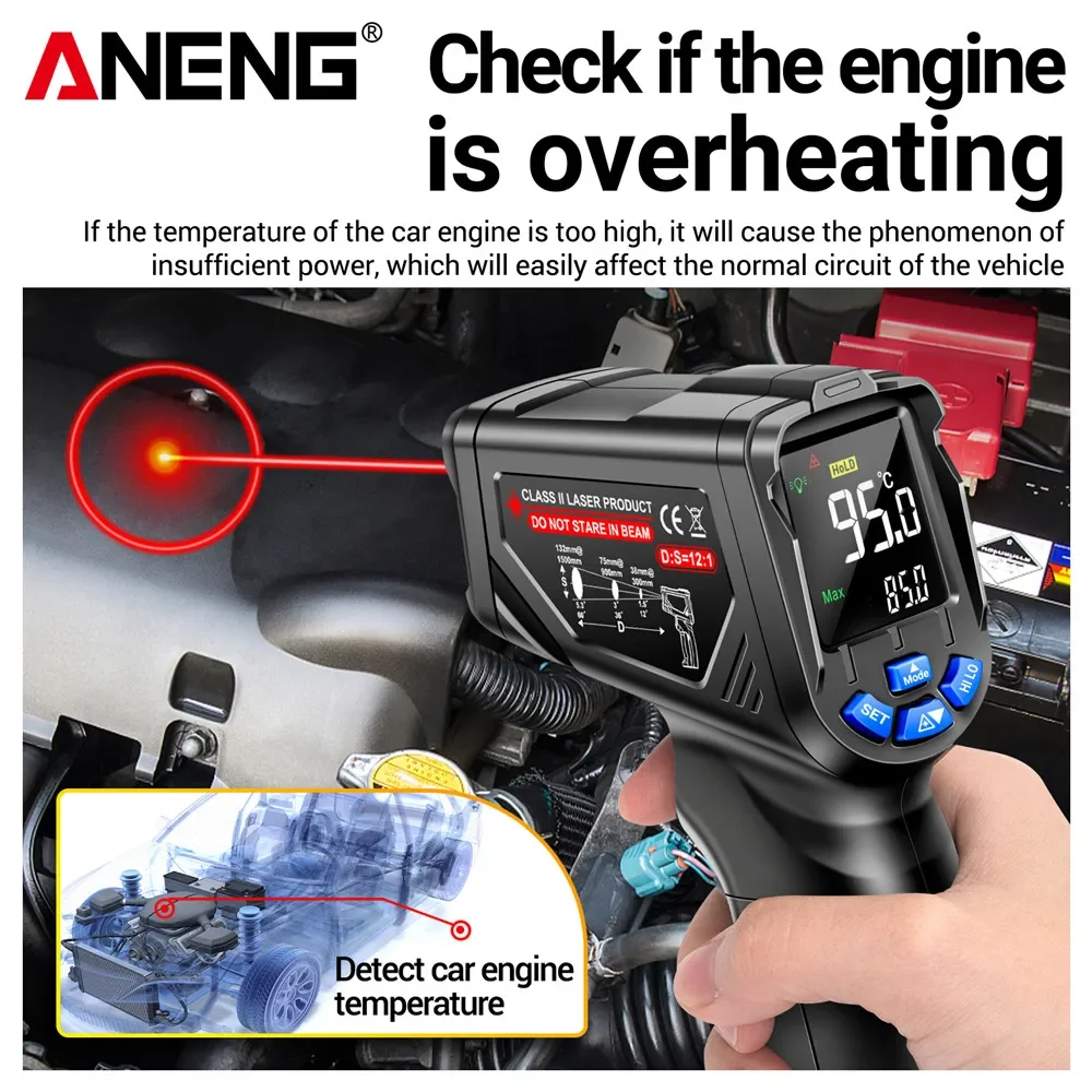 ANENG TH06 Infrared Laser Ther - Industrial Laser Temperature Gun recension och pris