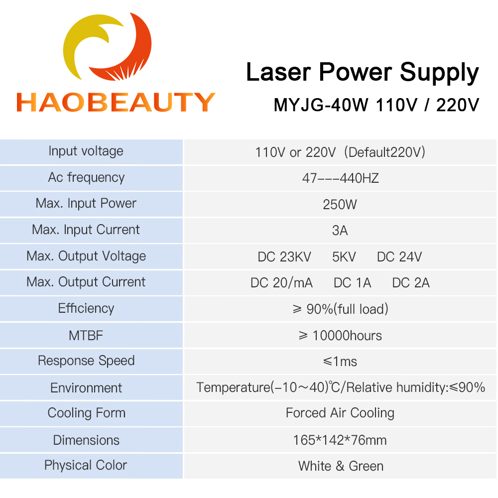 HAOBEAUTY MYJG-40 CO2 Laser Po - Industrial Laser Cutter recension och pris