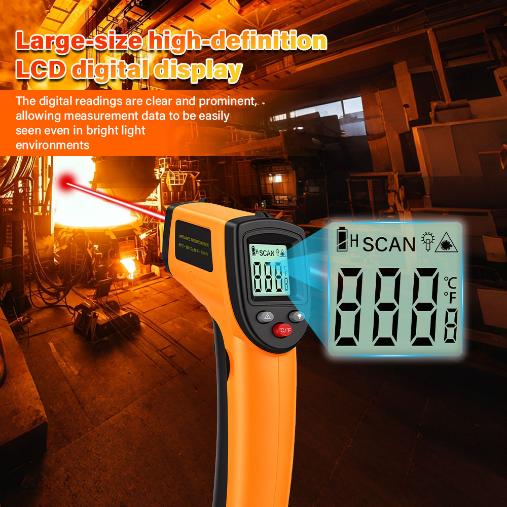 Digital Infrared Thermometer N - Industrial Laser Thermometer recension och pris