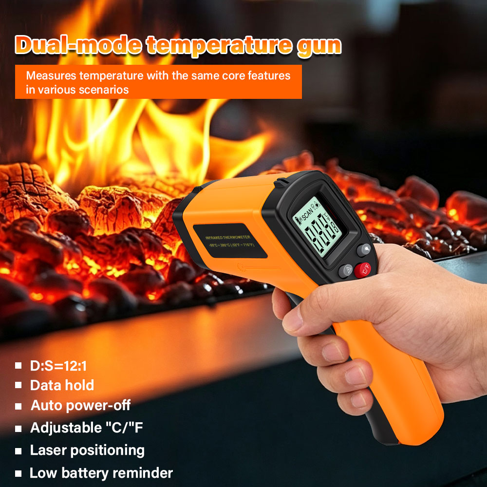 Digital Infrared Thermometer N - Industrial Laser Thermometer recension och pris