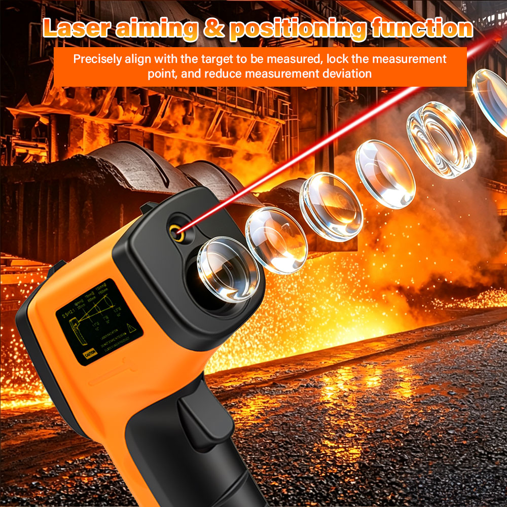 Digital Infrared Thermometer N - Industrial Laser Thermometer recension och pris