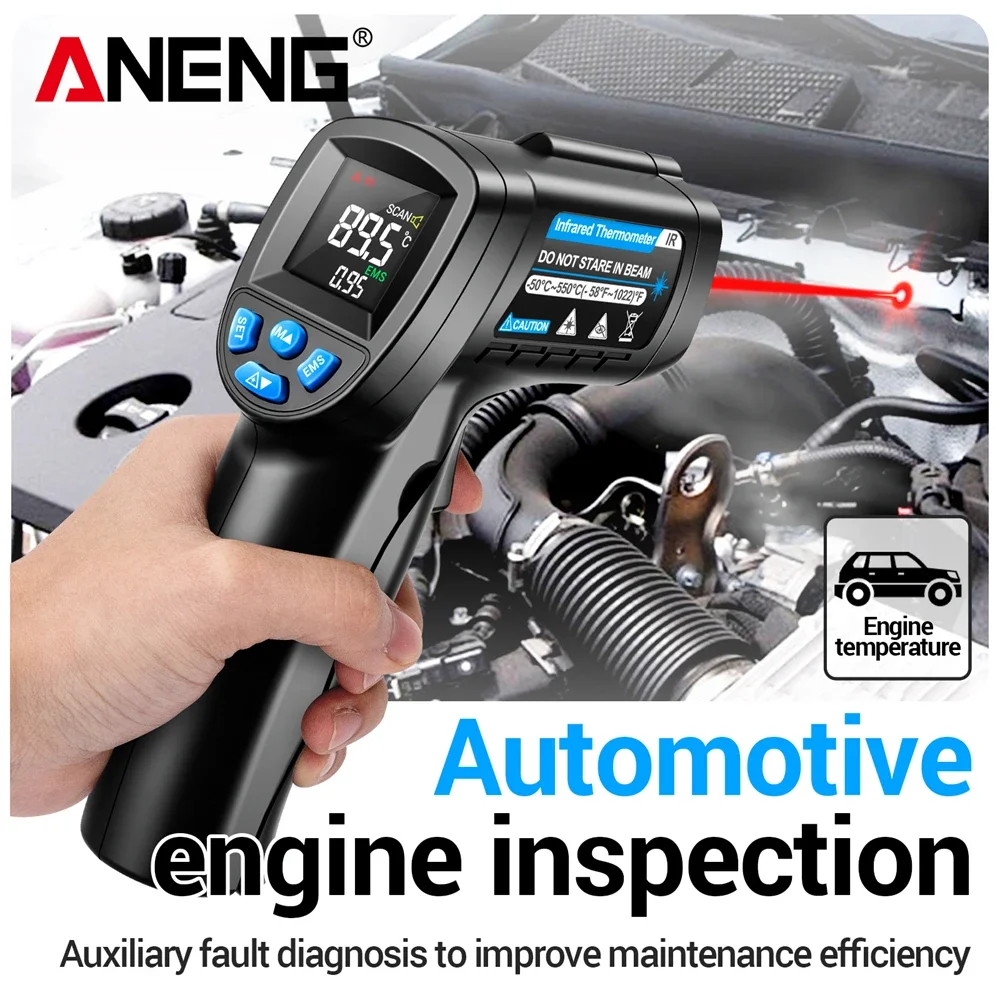 ANENG TH104 Infrared Handheld  - Industrial Laser Temperature Gun recension och pris