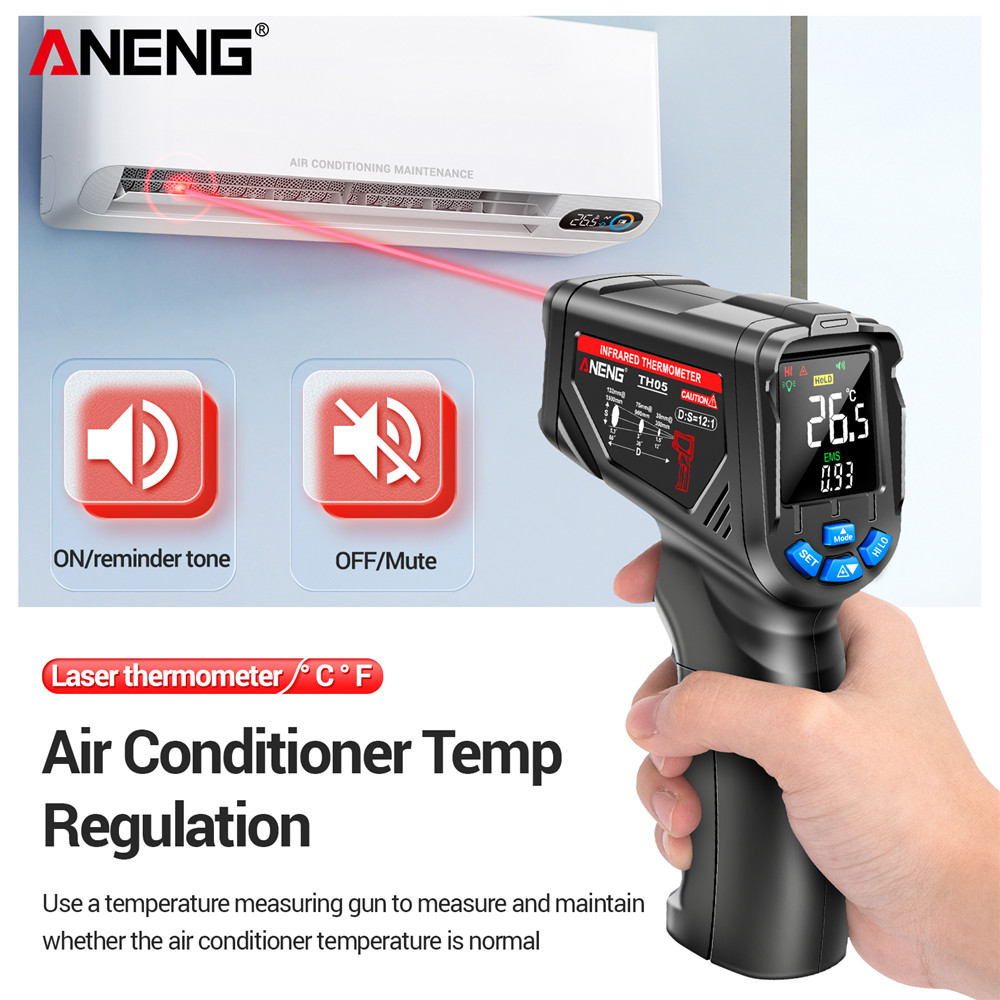 ANENG TH05 Infrared Thermomete - Industrial Laser Temperature Gun recension och pris