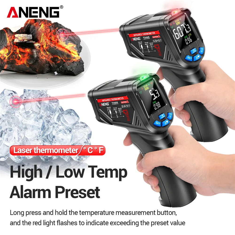 Infrared Thermometer Digital N - Industrial Laser Temperature Gun recension och pris